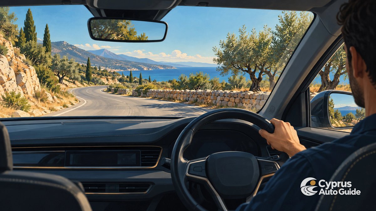 Seat belt, phone holder and road-safety checklist